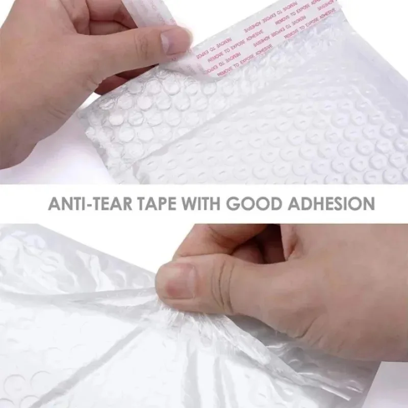 10-50 Stuks Multi-Size Witte Bubble Enveloppen Zak Dikker Waterdicht Schuim Bubble Envelop Zakken Zelfzegel Verpakking Zakken
