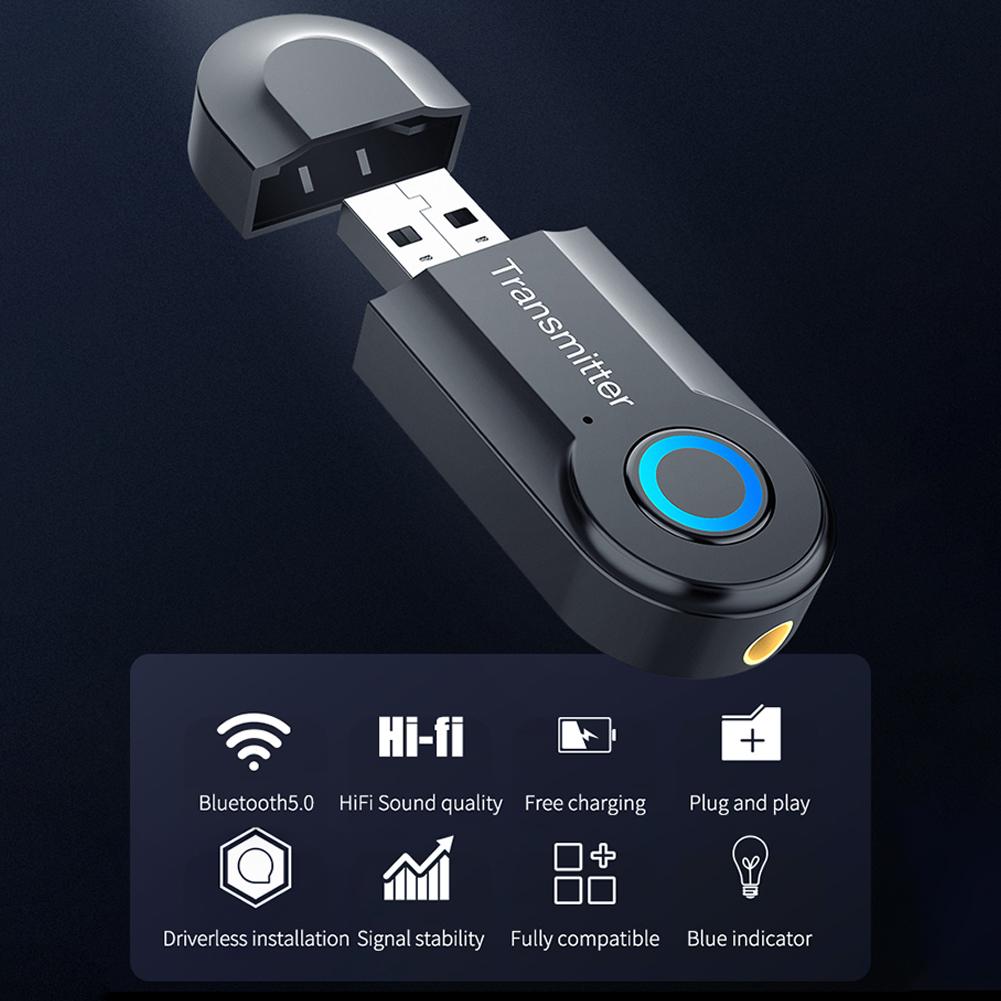 Usb Bluetooth Zender Wireless Audio Adapter 5.0 Tv Computer Bluetooth Zender