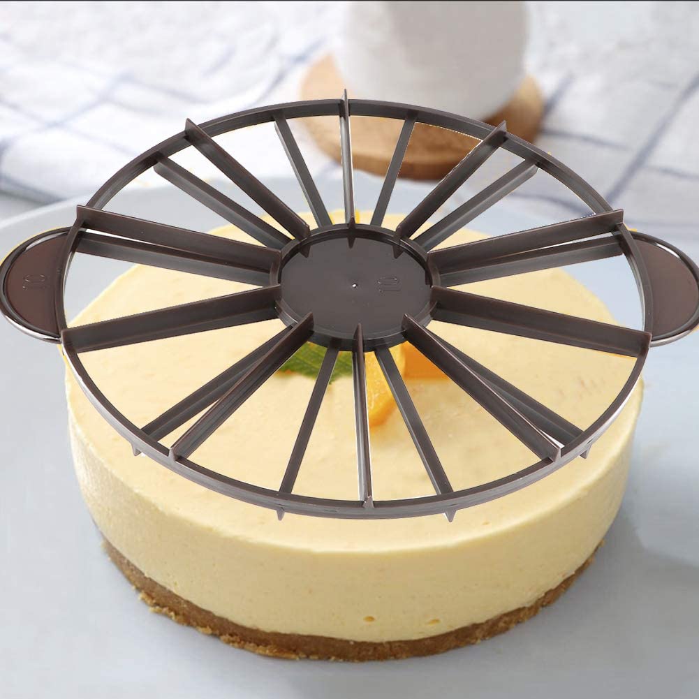 A84E-Kuchenschneider, Kuchenteiler, Kuchenportionsmarker, rund, 10/12 Stück, Brot-Kuchenschneider, gleicher Portionsschneider, Scheibenmarker