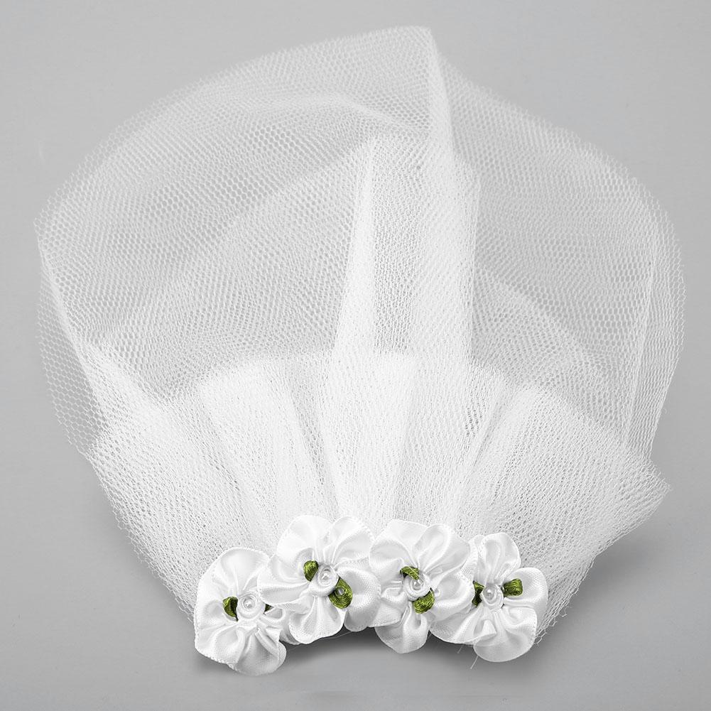 Romantische Huisdier Bruiloft Sluier Hond Bloem Hoofdtooi Sluier Clip Hond Mooie Witte Haar Decor Accessoire