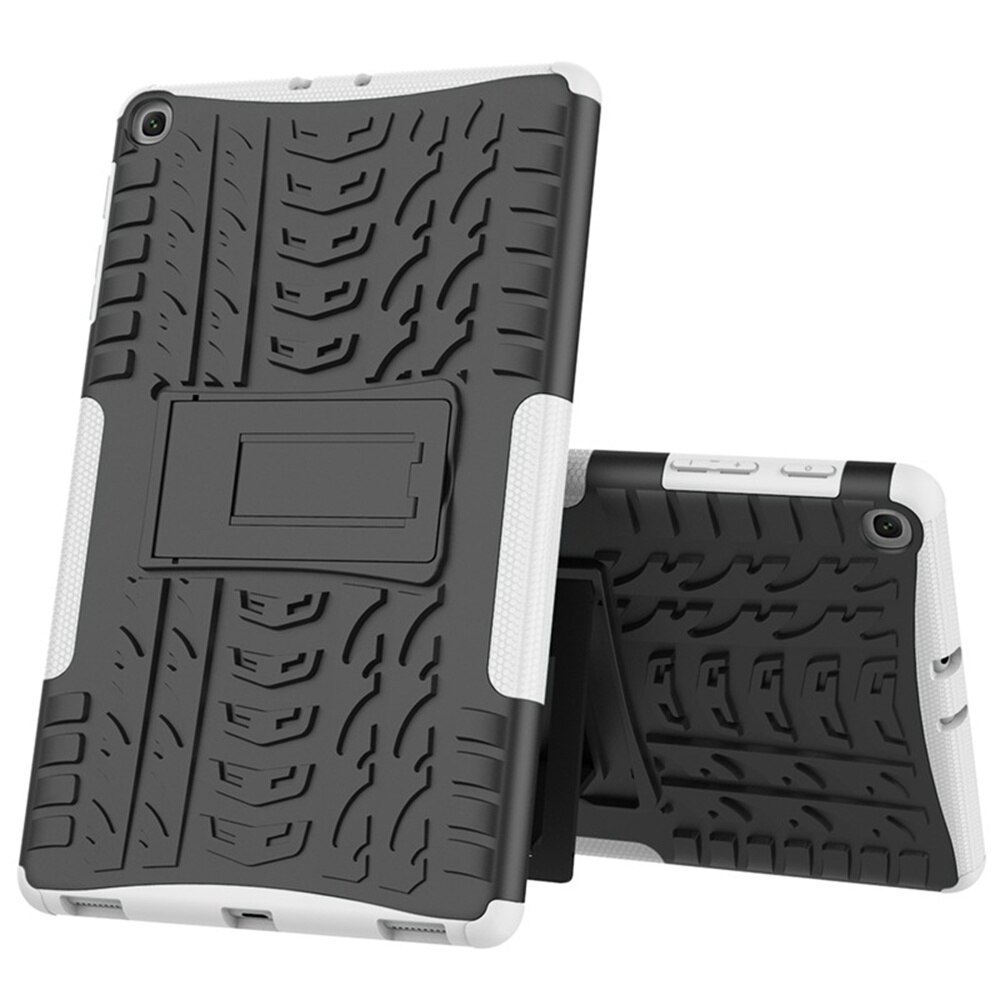 Case Voor Samsung Galaxy Tab Een 10 1 Case Niet Giftig Kinderen Veilig Zware Tablet Cover Voor sm T510 T515: White