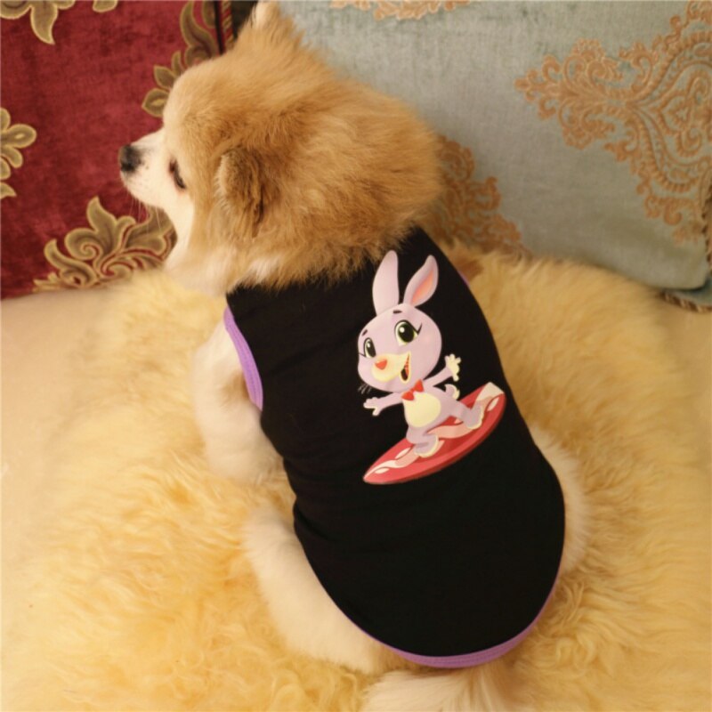 Happy Easter Dog Party Vest T Shirts Cartoon Konijn Bunny Pet Hond Kat Kleding Chihuahua Yorkies Zomer Apparels