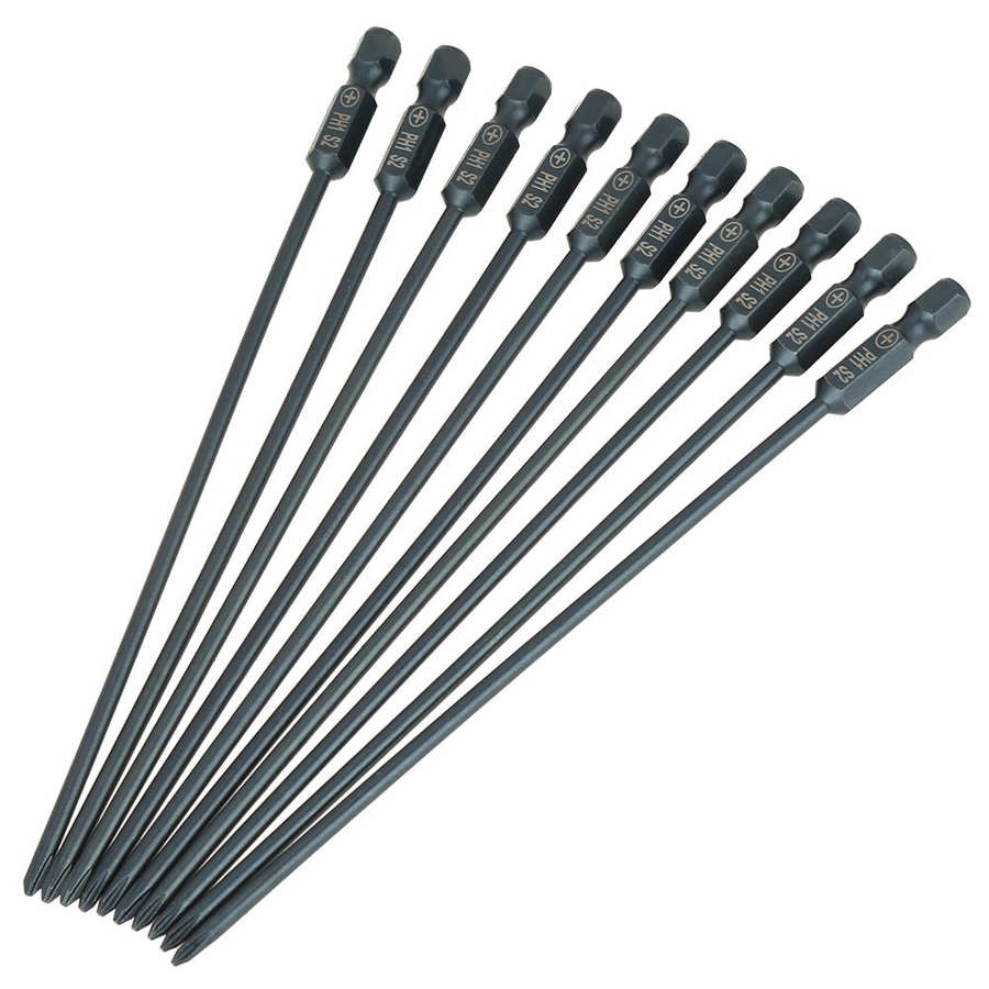 PH1 Steel Screwdriver Bit Set PH1 Hex Shank 150mm Screwdriver Bit Electric Drill Manual Electric Screwdriver for