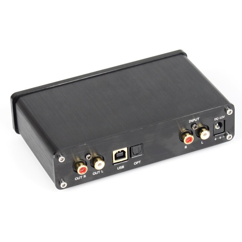 PCM5100 MS8416 Optical USB Audio DAC Decoder Mini HiFi Headphone Amplifier Black