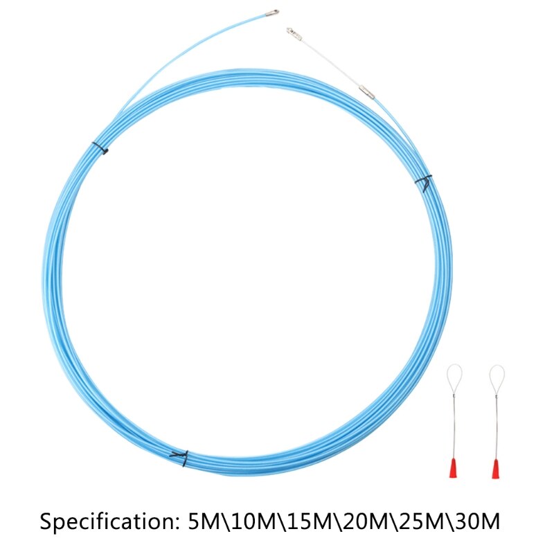 5/10/15/20/25/30m Cable Puller Electrical Wire Fish Tape Cable Wire Puller Lead Device Construction Electrician Tools