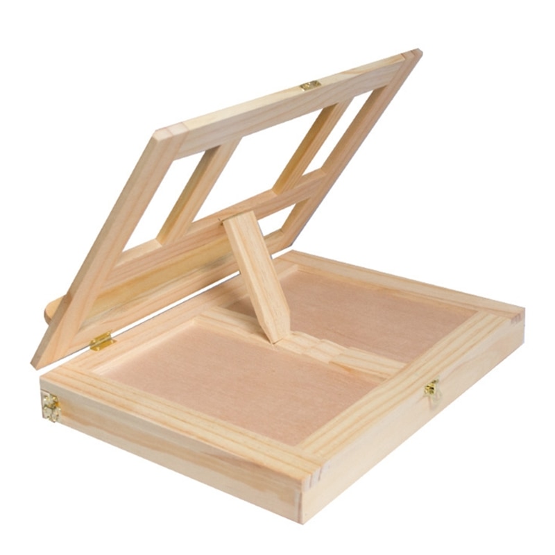 Tabletop Easel Art Easel Desktop Easel for Painting, Premium Wooden Sketchbox Easel, Desktop Painting Easel for Student