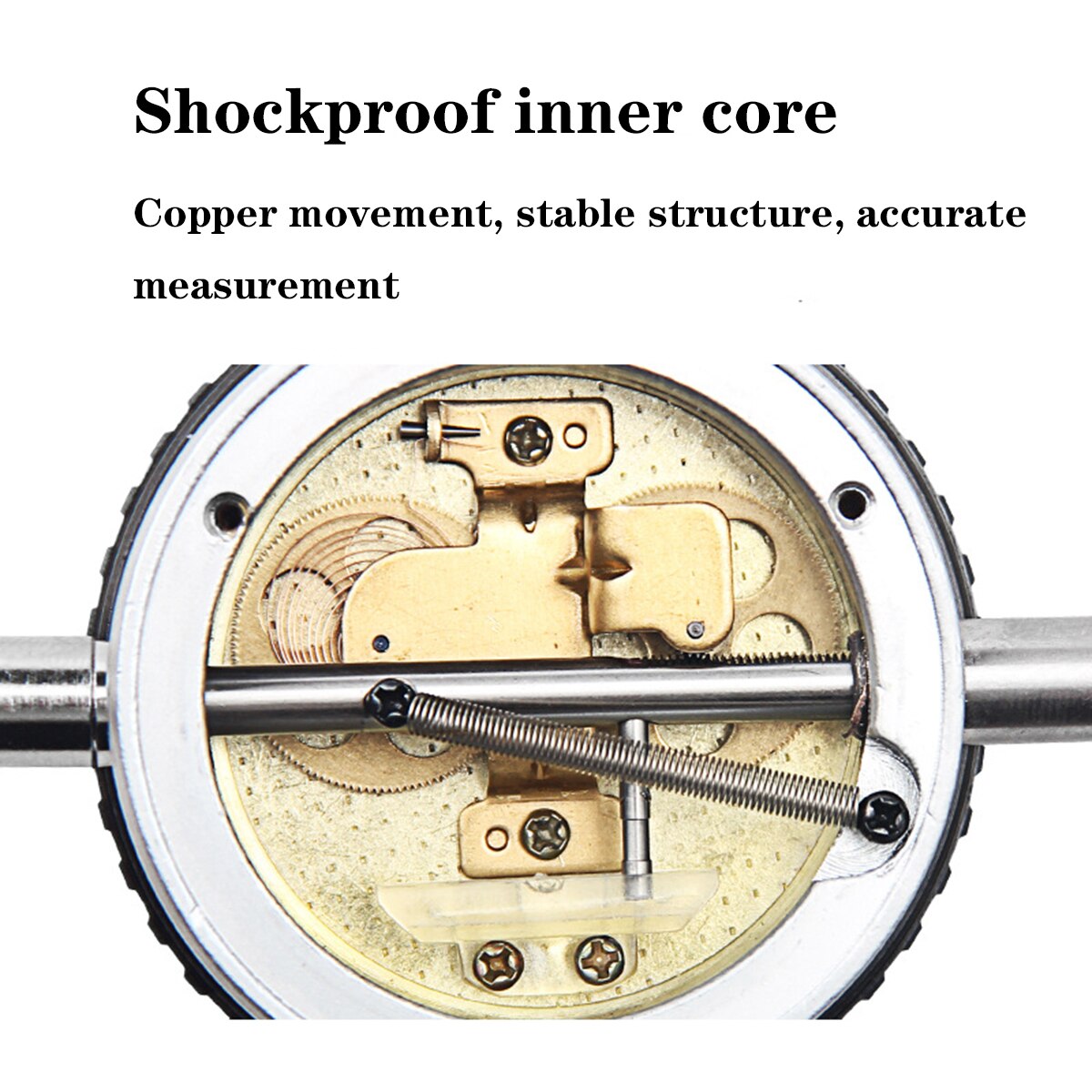 0-10mm 0.01mm Dial Indicator Gauge Mechanical Indication Gauge Dial Gauge Micrometer Measure Instrument Tool