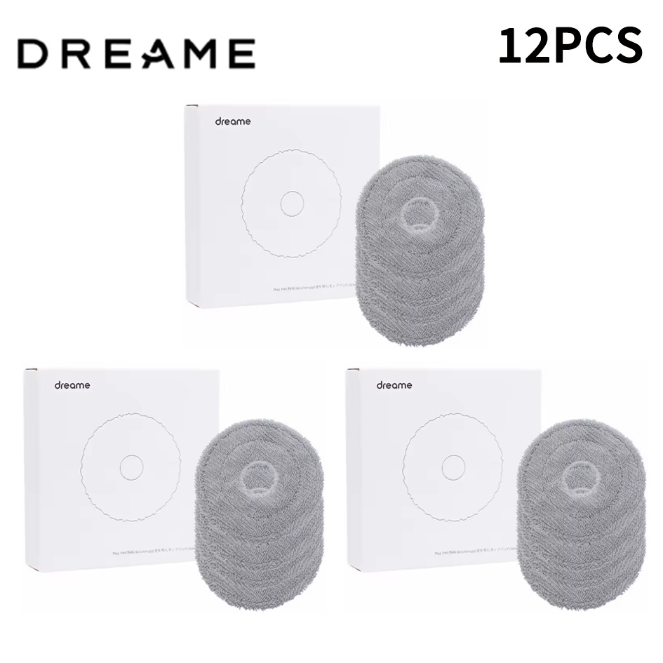 Dreame X30 Ultr/X40 Ultra/X50 Ultra Mop Cloth Parts Dreame L10s Pro Ultra Heat / L20 Ultra Rotary Mops Pad Original Accessories: Lavender