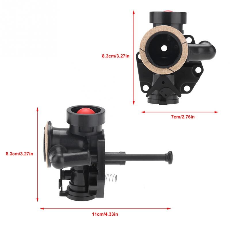 Metal Carburetor Carb with Installing Hardware for Briggs & Stratton 499809 498809A 494406 Garden Tool Parts