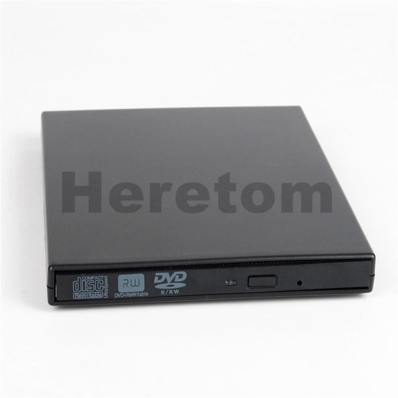 Heretom USB 2.0 9.5 millimetri SATA a SATA Esterno DVD-RW/DVD-ROM Optical Drive Enclosure Caso