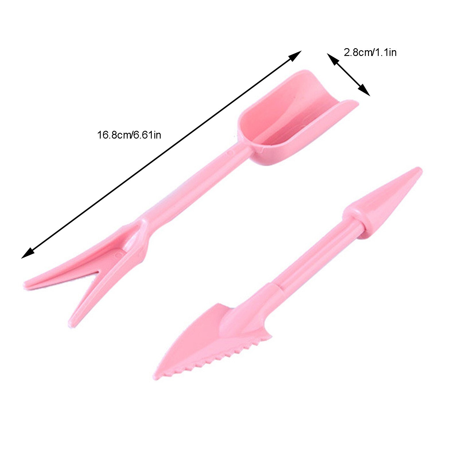 2Pcs Planting Tools Transplanting Device Planters Seedling Garden Nursery Trays Device Planters Digging Tool: PK