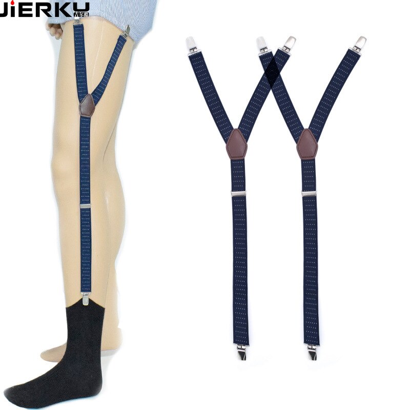 Man's Shirt Garters Leg Sock Suspenders Braces Elastic Uniform Business Strap Gentleman Shirt Holder 1pair