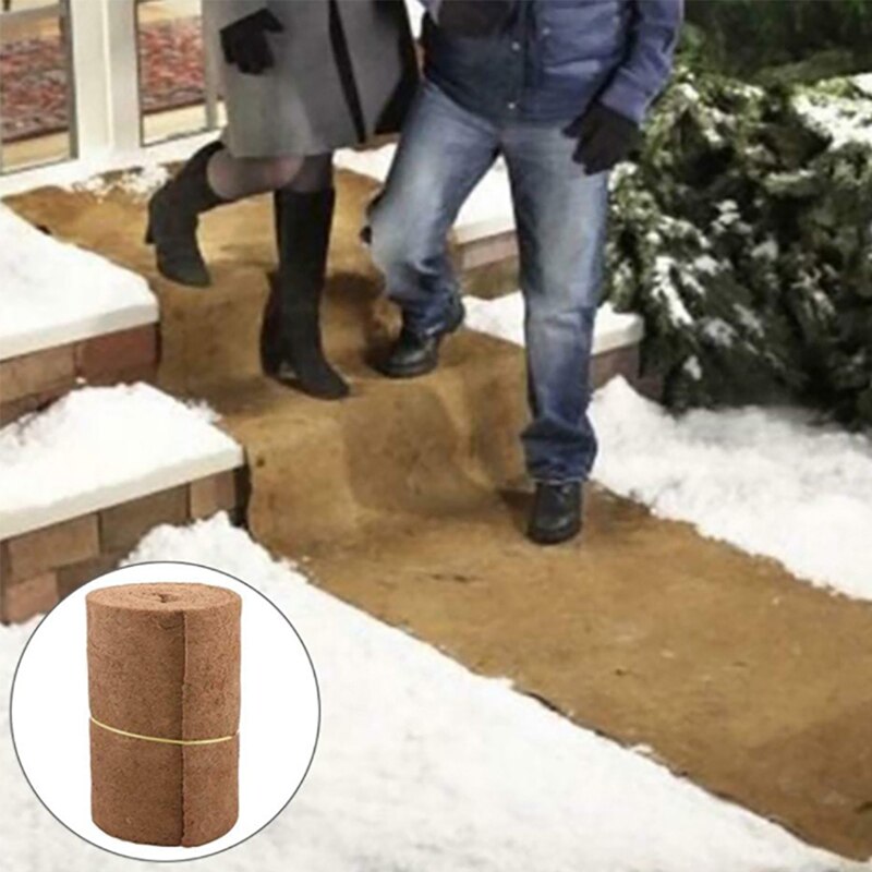 Coconut Palm Mat Moisture-Proof Flower Pot Mat Carpet Non-Slip Coco Liner Bulk Roll Mat Reptile Carpet Cushion