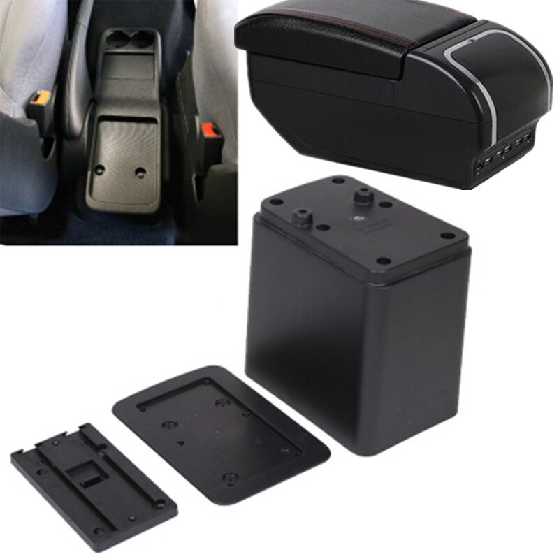 Dla Citroen Berlingo podłokietnik ze schowkiem Peugeot partner 2014 akcesoria samochodowe oryginalne pudełko ręczne podwójna warstwa wymagalna