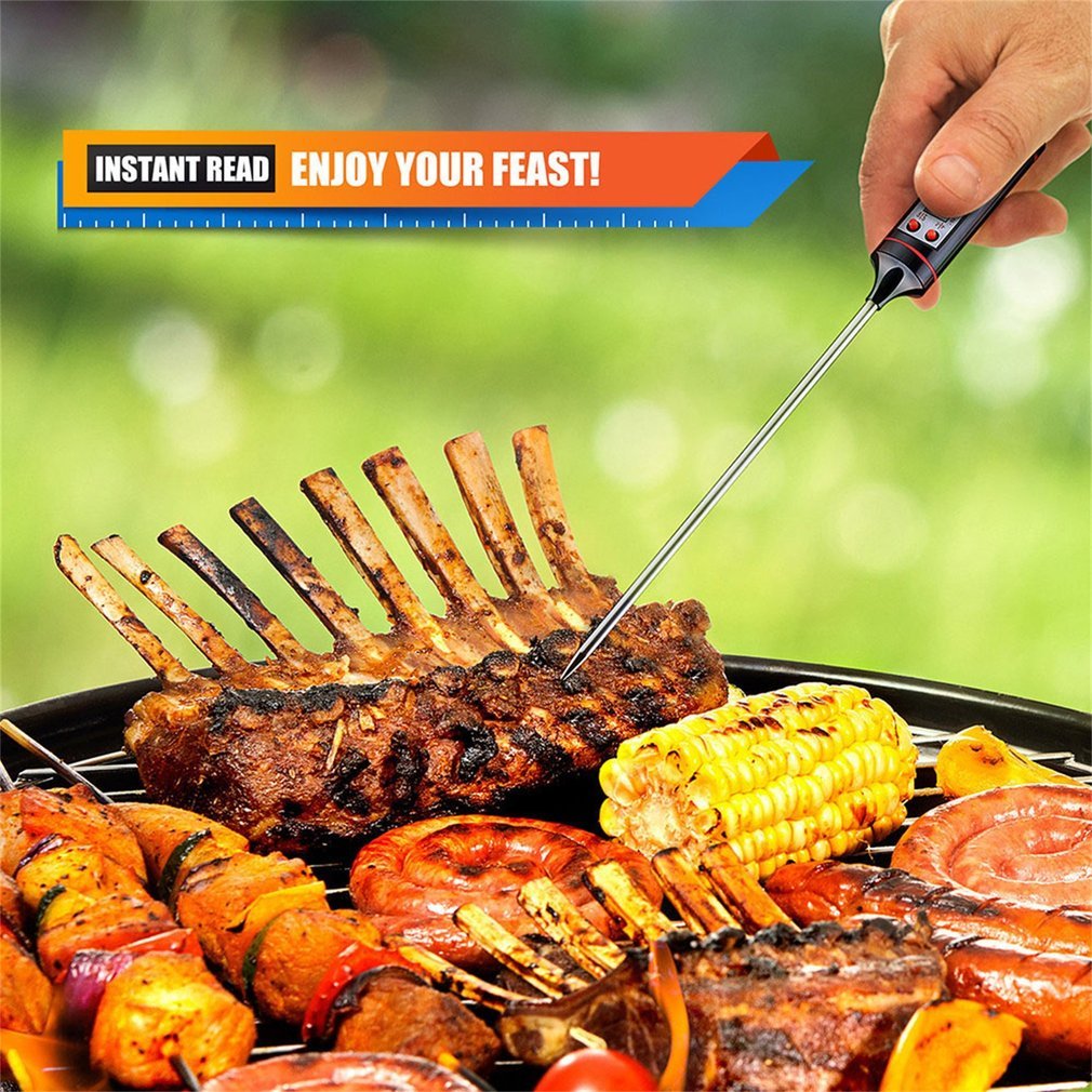 Nauwkeurige Keuken Bbq Digital Probe Elektronische Thermometer Barbecue Voedsel Taart Vlees Koken Termometer Temperatuur Meetinstrument