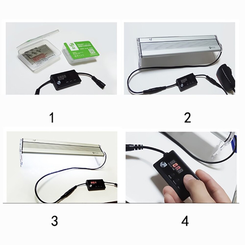 LED Light Dimmer Controller Modulator For Aquarium Fish Tank Intelligent Lighting Timing Dimming System sunrise and sunset