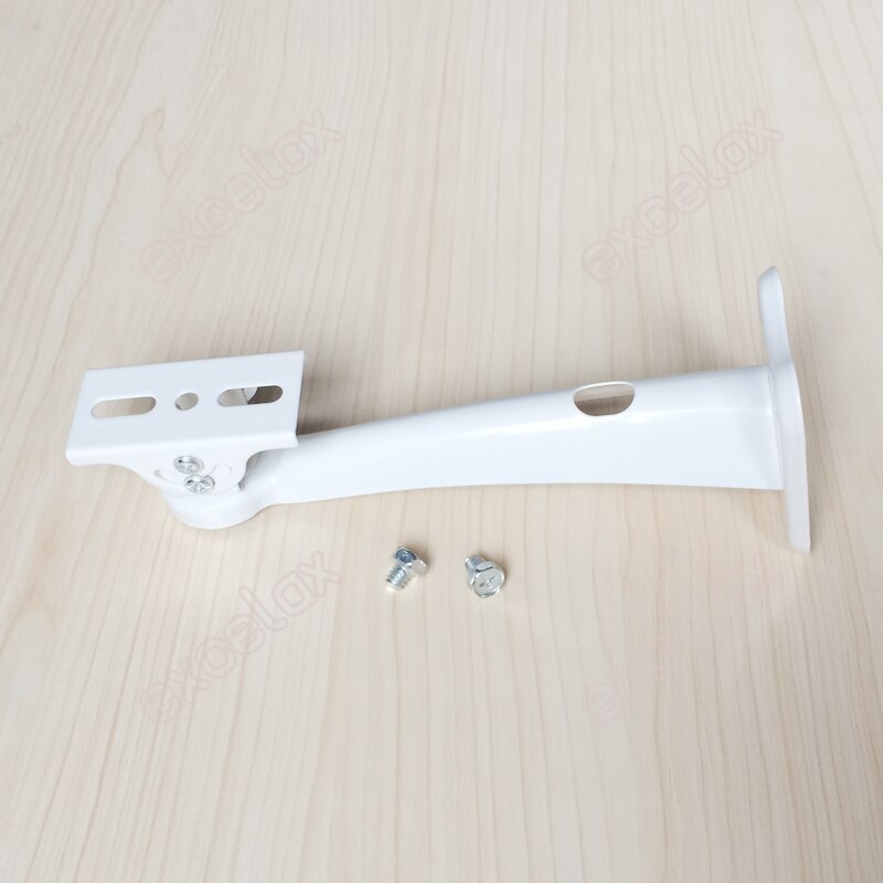 25cm- delige metalen cctv-camera-muurbeugel met standaard voor beveiligingscamera's met zoomboxbehuizing en behuizing