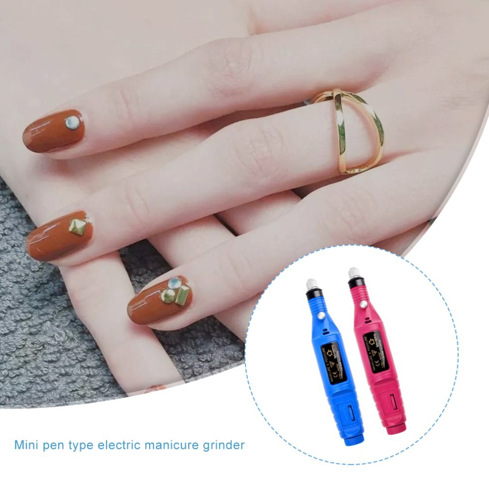 Elektrische boormachine nagelvijl acryl kunstvijl manicure pedicure draagbare machine kit praktische duurzame kit