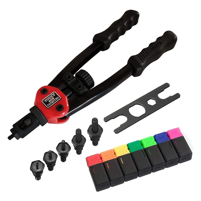 BT-605 Klinkhamer Hand Tool Klinknagel Insert Tool Handleiding Moer Chuck - Hand Klinkhamer Rivet Tool Professionele Installatie Kit