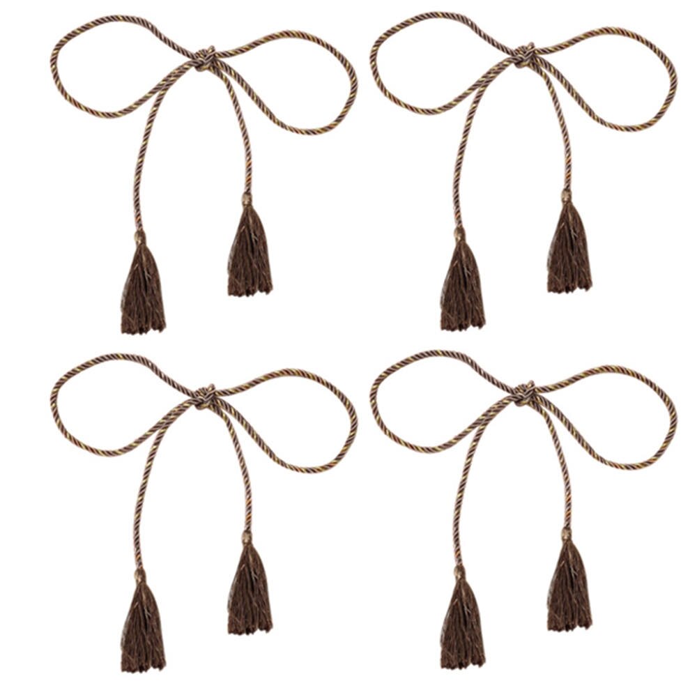 4 stk luksus gardin bindebånd spænde hængende kugle binde tilbage stropper holdere tilbehør børste binde stropper spænde indretning