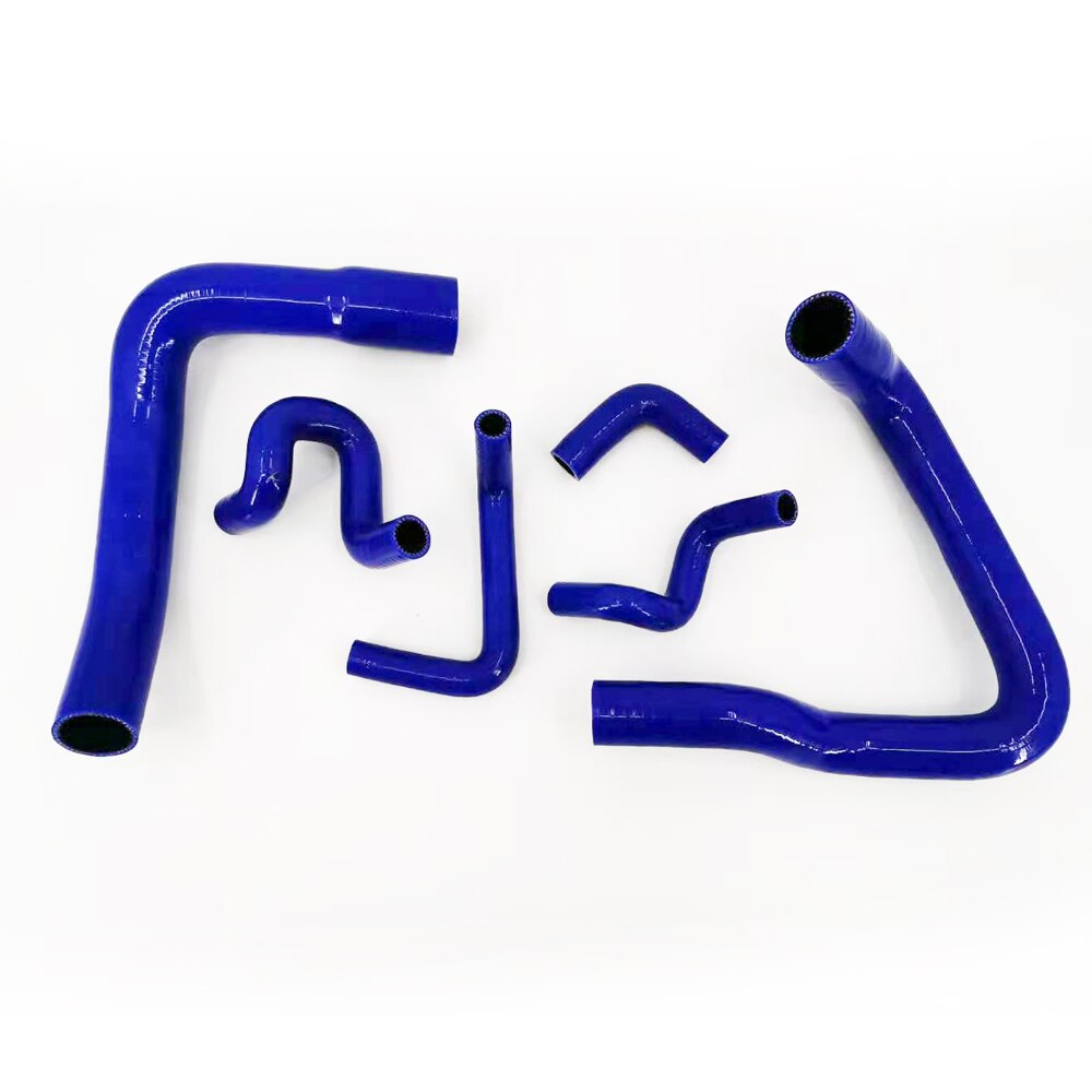 Silicone Radiator Coolant Hose Kit For Ford Mustang GT LX Cobra 5.0 1986-1993 Blue 88 89 91
