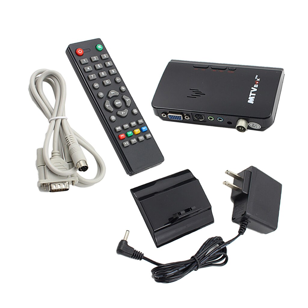 Digitale Computer Vga Tv Programma Tuner Ontvanger Monitor Us Plug W/Afstandsbediening Voor Projector