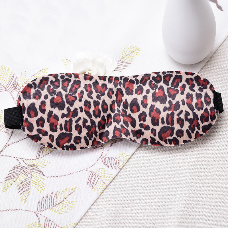 Masque pour les yeux 3D, aide au repos de voyage, Patch de couverture pour les yeux, masque de sommeil doux rembourré, bandeau pour les yeux, masseur relaxant: Rouge