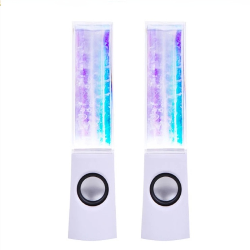 Fuente de agua LED de baile, luz de música, altavoces de ordenador, portátil, PC, iPhone, MP3, accesorios para dispositivos de teléfono