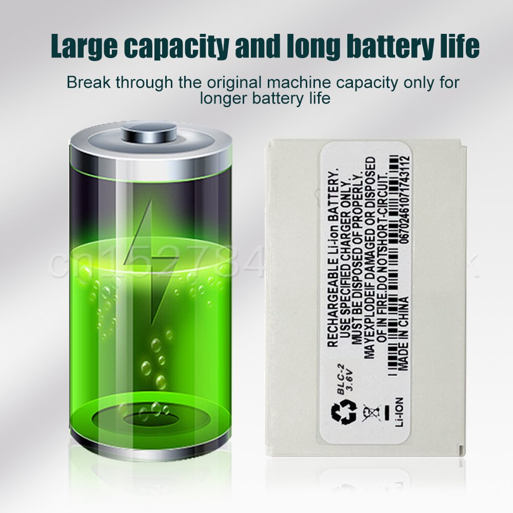800mAh BLC-2 BLC 2 batteria di ricambio per telefono cellulare Nokia 3310 3330 3410 3510 3510i 3315 3350 3589 6650 6800 6810 5510