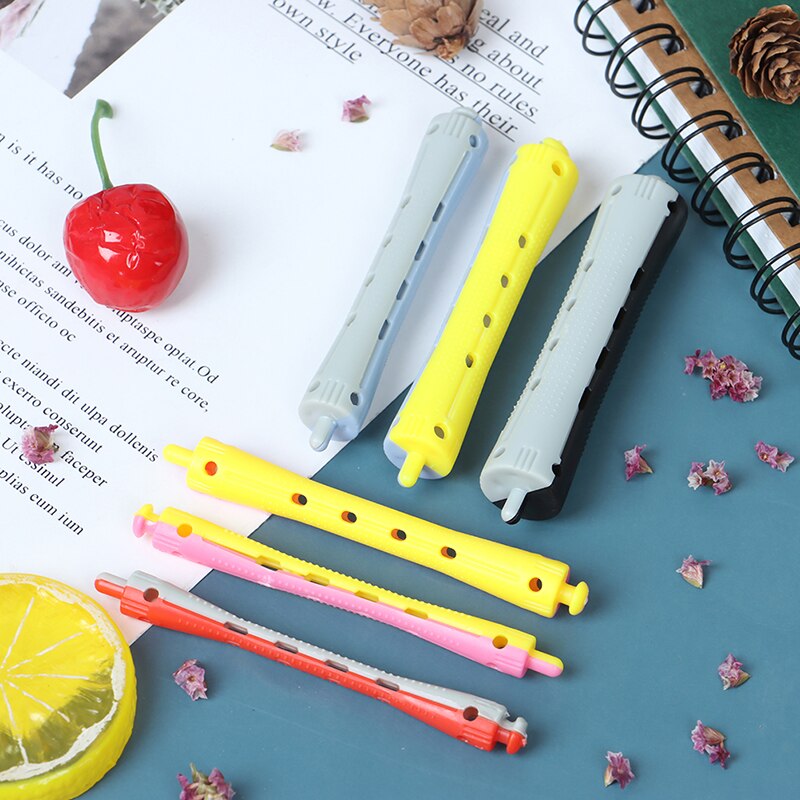 10 stuks/partij haarkrultang trekkern haarroller krultang haartool magische haarkrulspelden rollers voor haar kapperssalon gereedschap