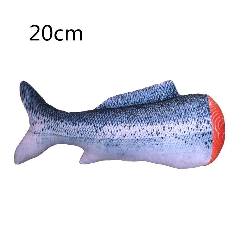 Plush 3D Carp Fish Shape Cat Toy Cute Simulation Fish Playing Toy For Pet Catnip Fish Stuffed Pillow Doll: 10