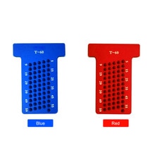 Aluminum Alloy 6061 T-60 Hole Positioning Metric Measuring Ruler 5-60mm Straight Ruler T-ruler Marking Ruler Woodworking Ruler