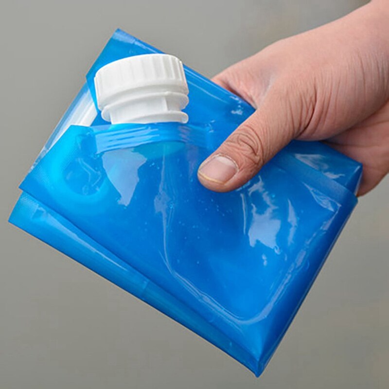 5L/10L PE Water Bag For Portable Folding Water Storage Lifting Bag For Camping Hiking Survival Hydration Storage Bladder