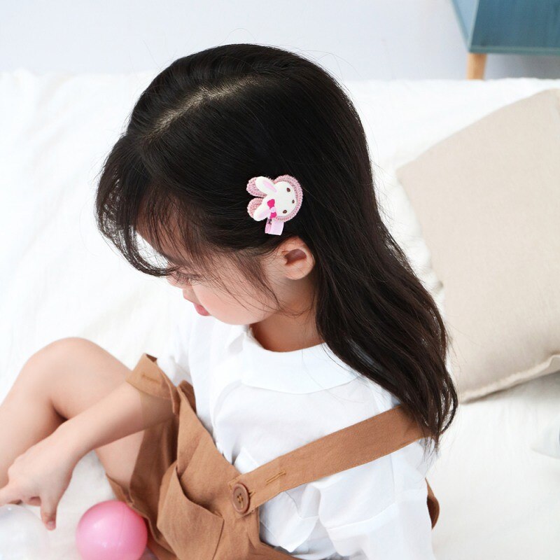 5pcs/set Kids Child Baby Girl Cute Cartoon Hair Clips Bow Hairpin Headband Headwear Accessories