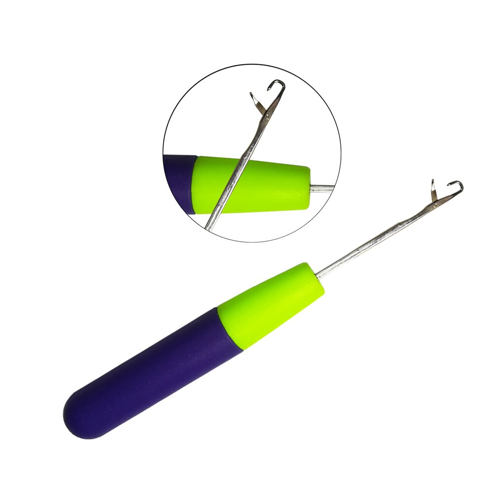 1 stykke plastlås hæklenål nål dreadlock håndværk dread lock hårforlængelse til syntetisk hårparyk