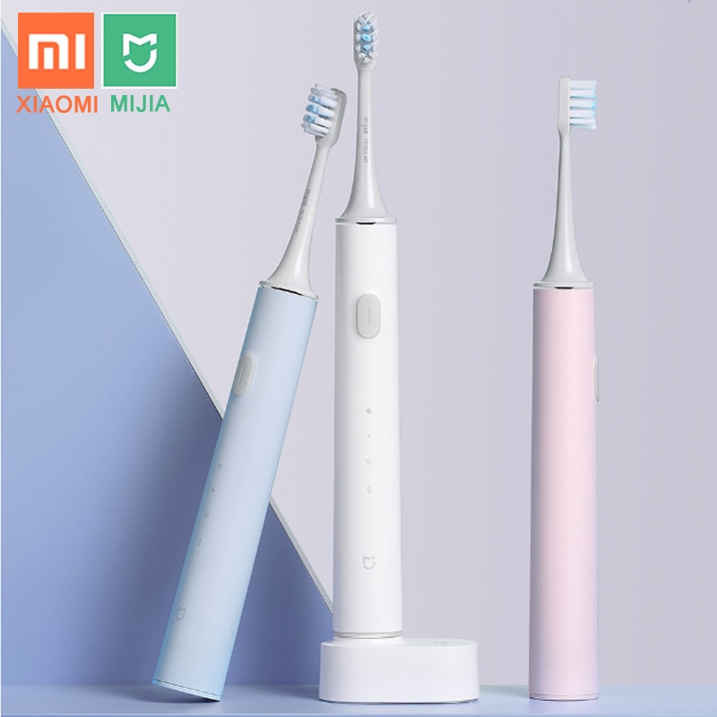 Xiaomi Mijia T500 T300 Elektrische Tandenborstel Smart Sonic Borstel Ultrasone Whitening Tanden Vibrator Draadloze Mondhygiëne Cleaner