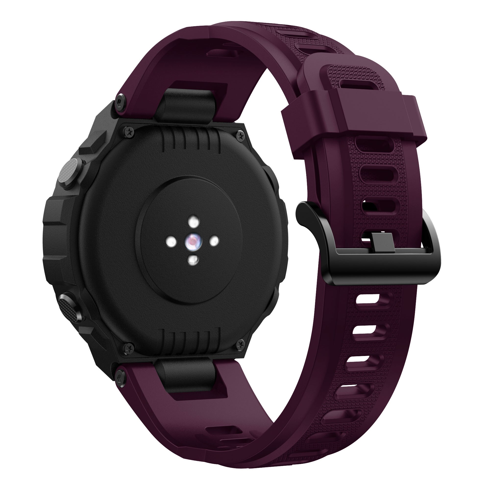 Amazfit t-rex -ranneke, silikoninen säädettävä kellonranneke, vaihtoranneke xiaomi huamille amazfit t-rex -ranneke: Syvä violetti
