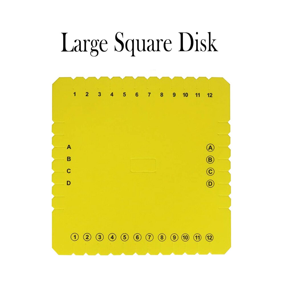 Braiding Disk Round Square Kumihimo Beading Cord Disc Braiding Braided Plate DIY Bracelet Loom Weaving Board Craft Tools: No11