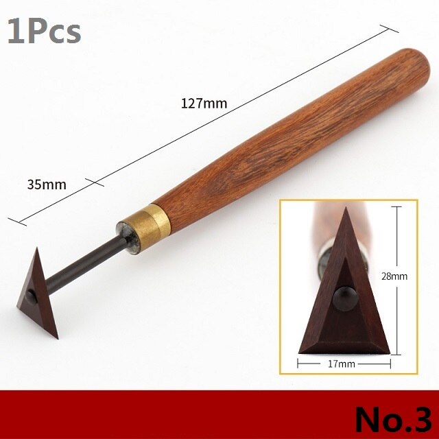 Ceramic Tool Trimming Tungsten Steel Knife Ceramic Clay Plastic Trimming Tool Mahogany Wear-resistant Super Hard Modification: 3 number