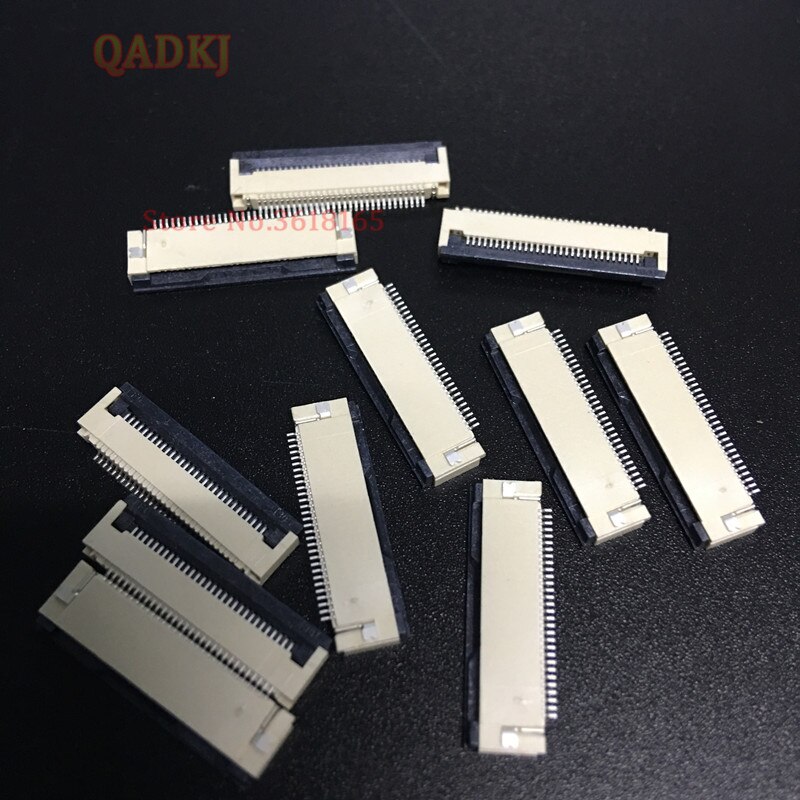20 piezas FFC/FPC conector de 0,5mm 4 Pin 5 5 5 6 6 7 8 10 12 14 16 18 20 22 24 26 18 30 P contacto ángulo recto SMD/SMT ZIF