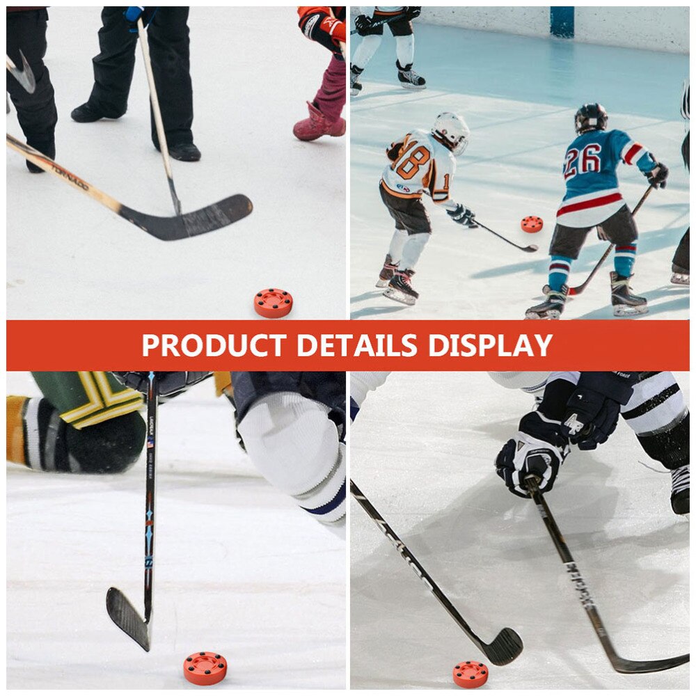 3pcs Roller Hockey Game Puck Training Puck Street Hockey for Practicing