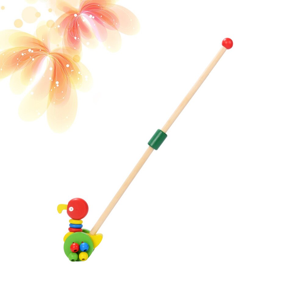 1pc Baby Walker Wooden Lightweight Bright Color Trolley Baby Walker for Children Baby