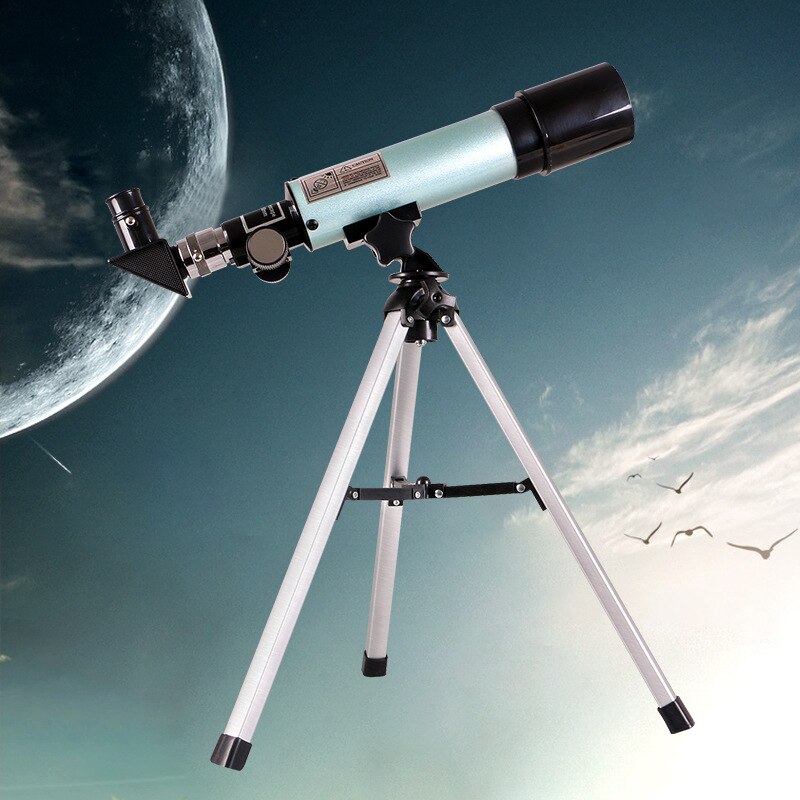 360x50 refracting astronomical telescope with portable tripod, sky monocular telescope and outdoor observation telescope