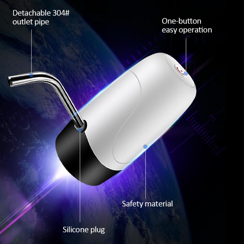Automatische Usb Mini Touch Schakelaar Waterpomp Draadloze Oplaadbare Elektrische Dispenser Waterpomp Met Usb-kabel