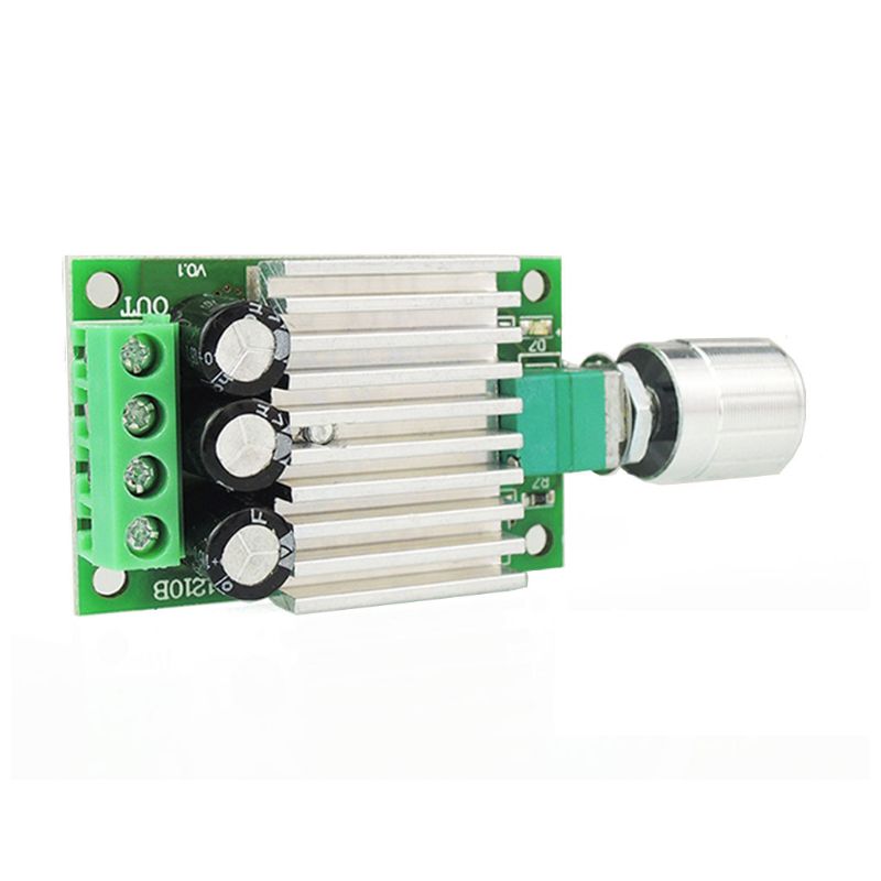 12V 24V 10A Pwm Dc Motor Speed Controller Verstelbare Speed Regulator Dimmer Schakelaar Voor Fan Motoren