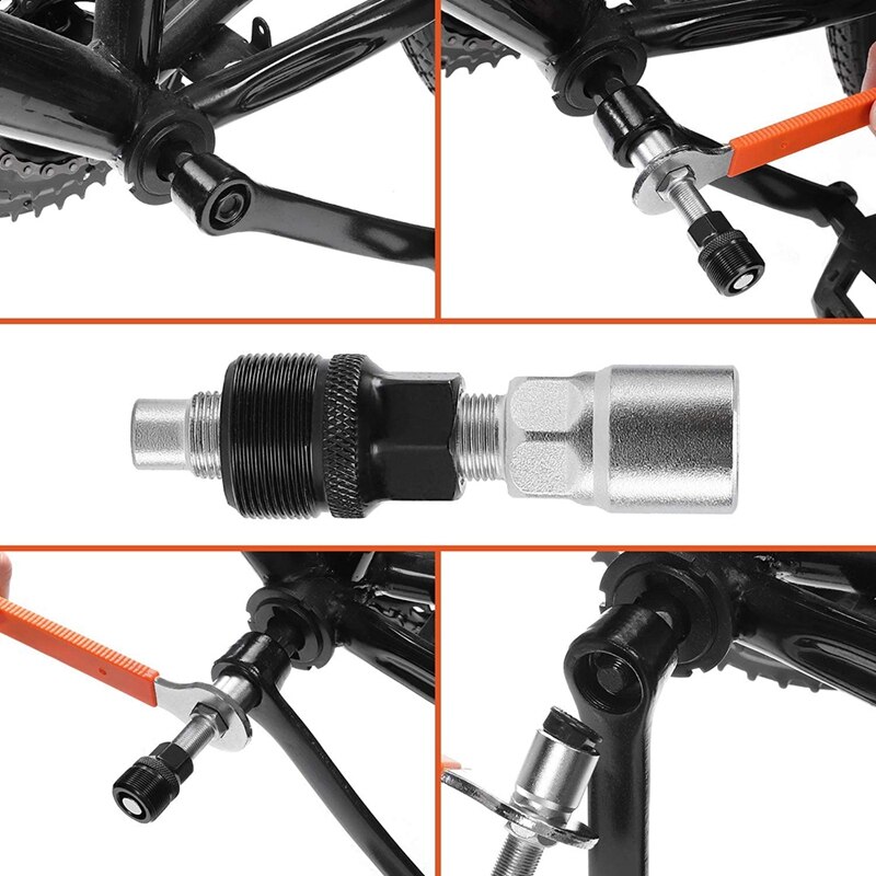 BOY Bicycle Tool Kit - Crank Puller + Bottom Bracket Removal Tool + Flywheel Cassette Tool - 2 Pcs