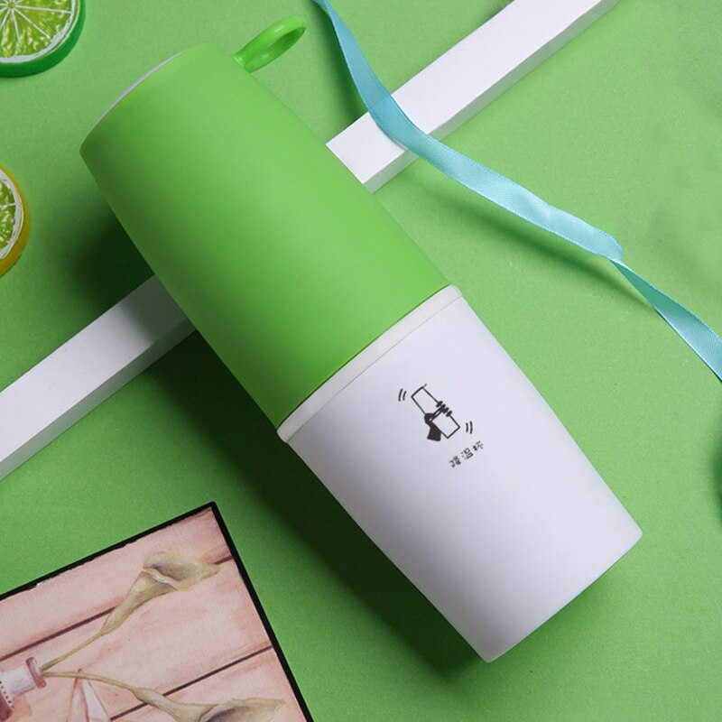 304 stainless steel 55 degree cup fast cooling thermos mug: High-end green
