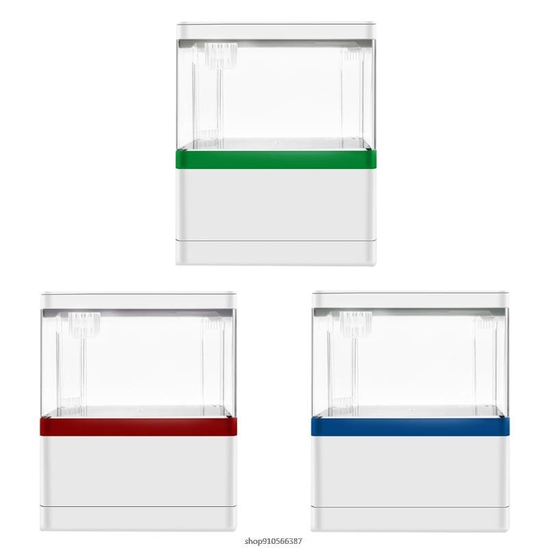 Betta Aquarium Starter Kits with LED Lighting and Filtration Included Mini Acrylic Fish Tank 1.5L Capacity Pet Supplies au24 21