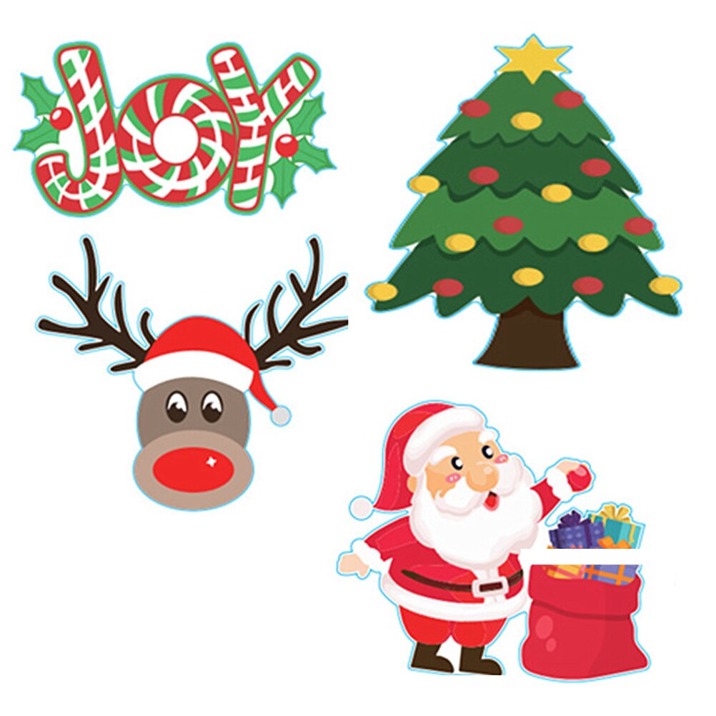 4 Pcs Christmas Lawn Sign Outdoor Yard Sign Christmas Outdoor Signs Yard Sign Xmas Tree Yard Sign for Garden Decoration Yard