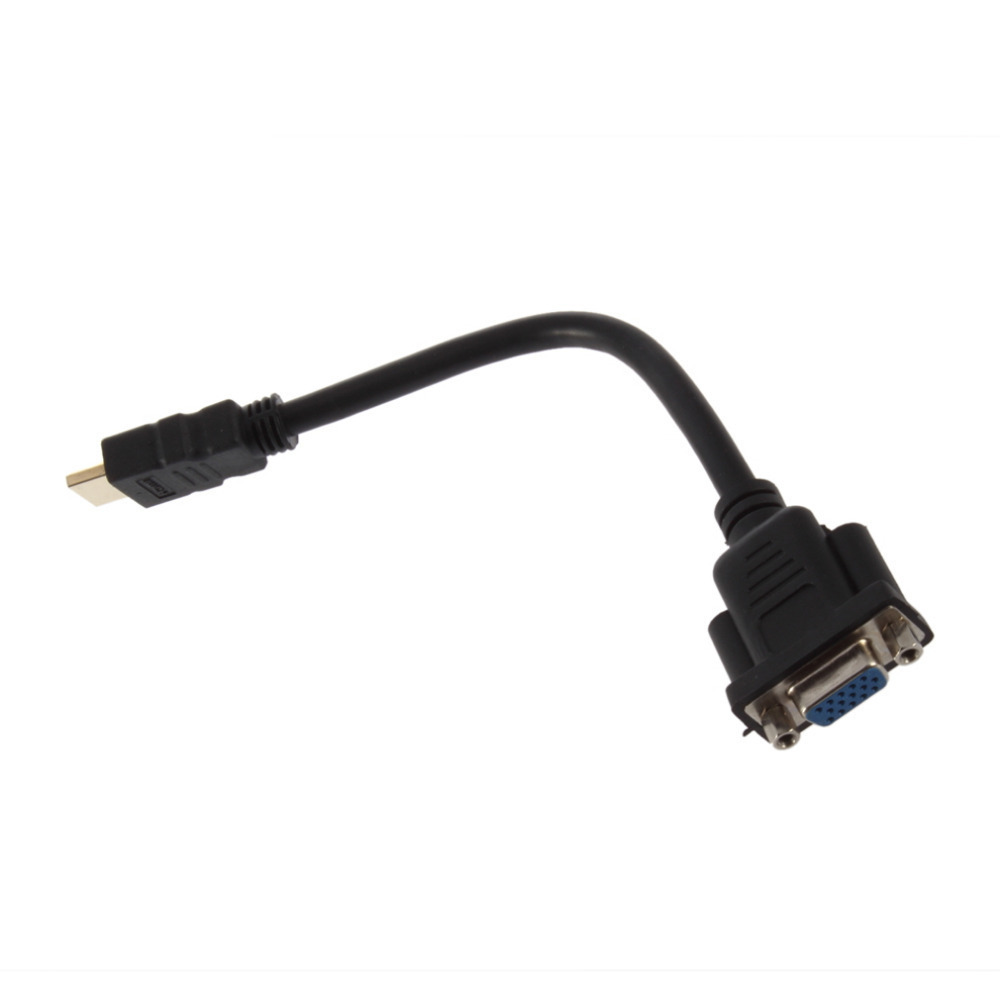 Top HDMI Male Naar VGA D-SUB 15 pins Female Video AV Adapter Converter Kabel Voor HDTV set -top